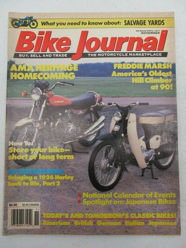 Bike journal magazine - bike, november