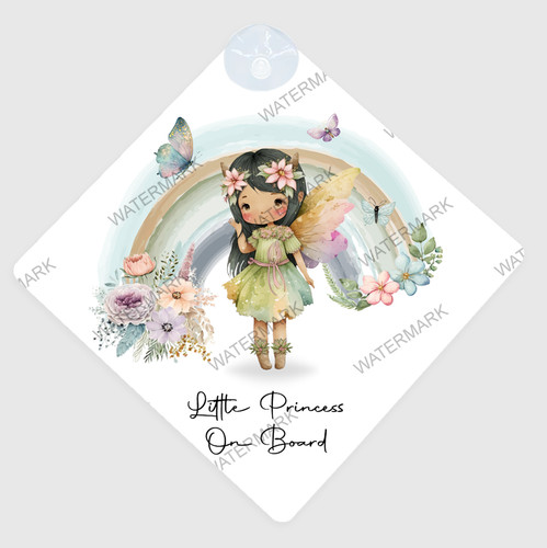 Fairy pixie car sign - fairy, sign,