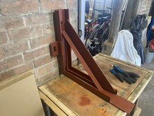 HEAVY DUTY STEEL BRACKET. HEIGHT 0.66M. DEPTH 0.57M. WIDTH 10CM.