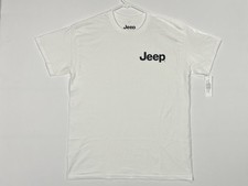 JEEP White T-SHIRT (Men’s X-Large) Wrangler-Gladiator-Rubicon-Mojave Willys Logo