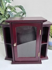 Vtg Glass Front Classy Wooden