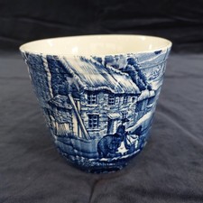 Vintage Blue & White James Kent Old Foley Small Pot