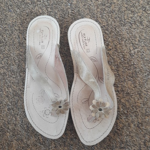 Ladies fly flot - , leather
