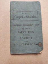 WW1 The Pocket Gospel of St