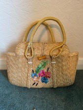 Straw Style Handbag with