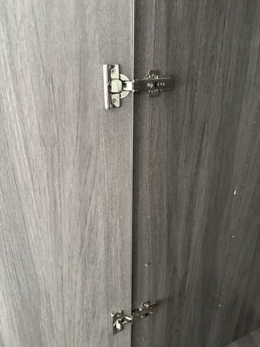 Grey wood grain door - wood, 6