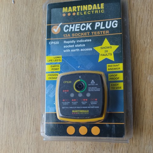 Cp520 240v power socket tester - 240v,