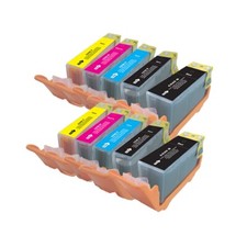 10 Ink Cartridge For Canon iP4850 iP4950 iX6550 MG5200 MG5150 PGI-525 CLI-526