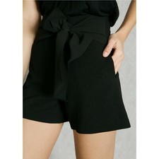 Topshop High Waisted Black Tie