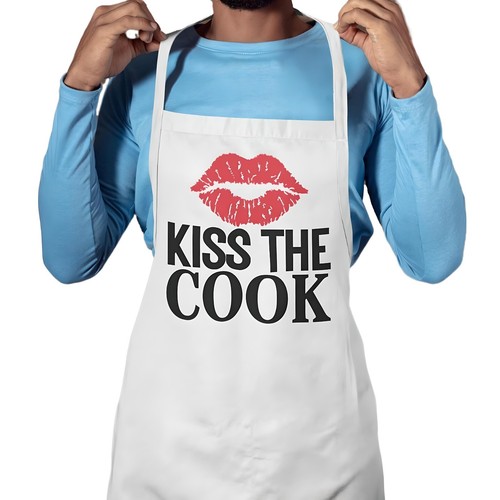 Kiss the cook apron - kiss, funny