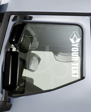 RENAULT TRUCK X2 PERSONALISED WINDOW VINYL STICKER T-RANGE CUSTOMISE TRUCKING