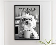 Havanese Dog Coffee Club Wall