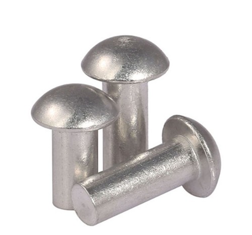 Aluminium button dome head - dome,