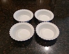 SET OF 4 Chantal White 5” x