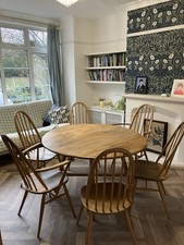 Ercol Blonde round Drop Leaf