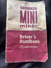 Classic BMC Morris Mini Minor owners manual, dated 1965, rare, good condition.
