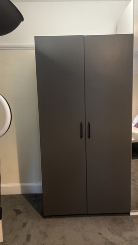 Ikea grey wardrobe pax forsand - grey, pax/forsand