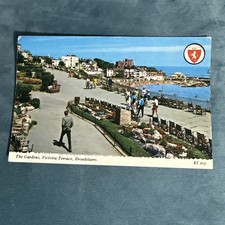 Vintage Postcard The Gardens Victoria Terrace Broadstairs 1978 Av