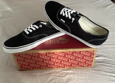 Mens VANS ERA Classic Black White Athletic Shoes Skate Sneakers Old Skool NEW