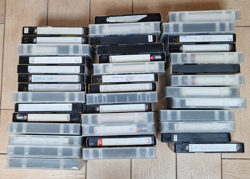 Blank vhs tapes - blank,