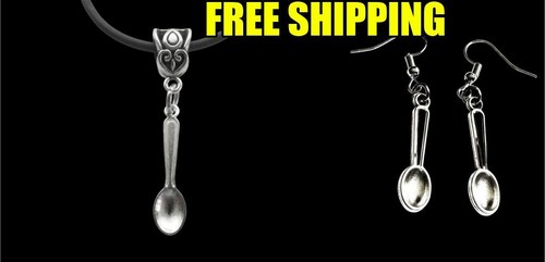 Mini spoon pendant necklace - mini,