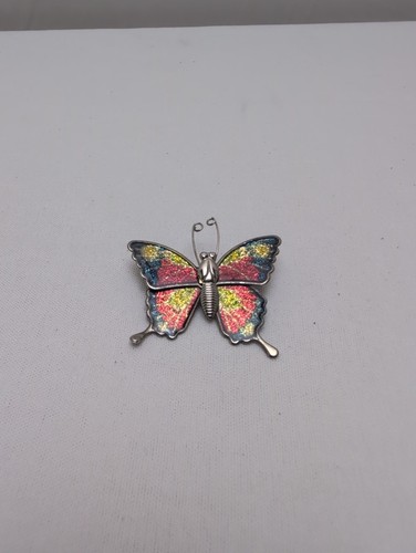 Vintage rainbow butterfly - vintage,