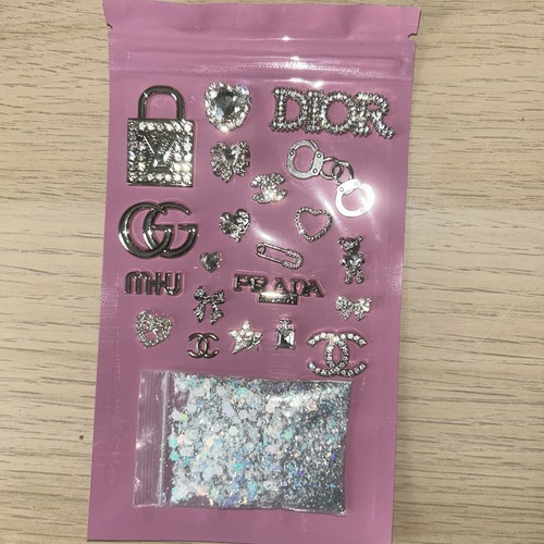 20x silver metal - metal, charms