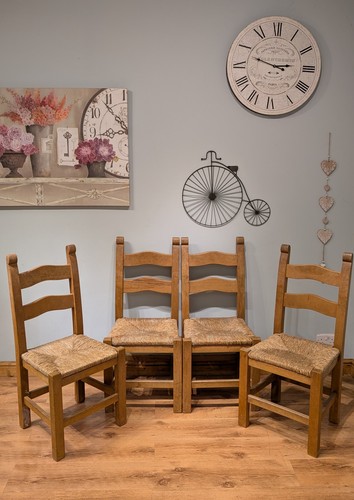 Set farmhouse ladderback - 4,