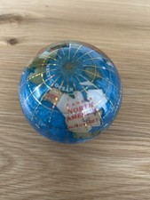 Turquoise Polished Semi-Precious Gemstone World Globe Paperweight