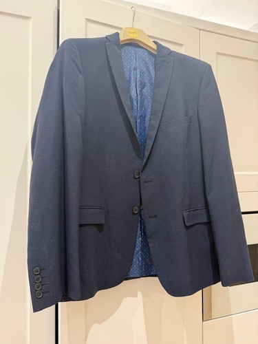 Mens blue suit red - mens, suit,