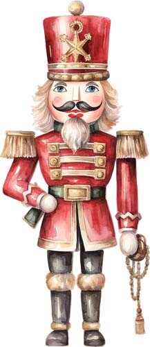 Christmas nutcracker wall art - christmas,