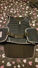 Harry Hall Adult Large 2009 body protector Navy / grey pipping