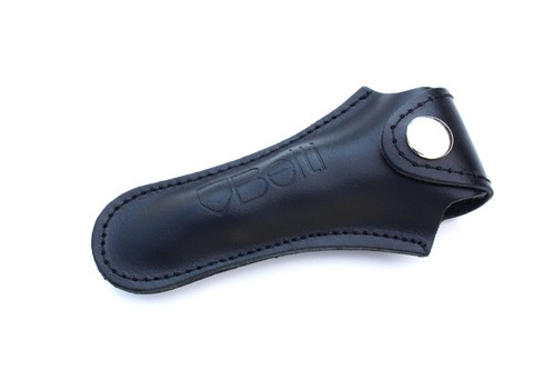 Mouthpiece pouch black leather - mouthpiece,