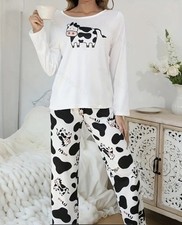 Cow print size lounge set - 16,