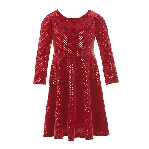 Bonnie jean shiny - red, spangle
