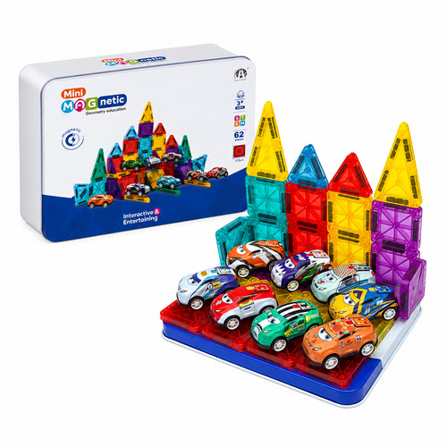 62pcs mini magnetic - mini, tiles