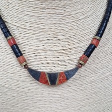 Vintage Heishi Necklace Sponge