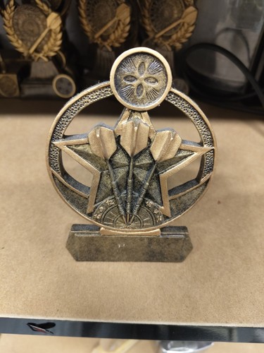 Darts trophy 14cm free - trophy, 13-14cm