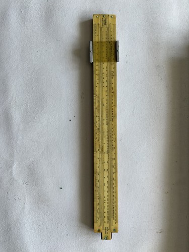 Vintage slide rule - vintage, calculator