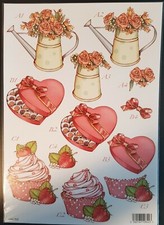 A4 Decoupage sheets 3d No