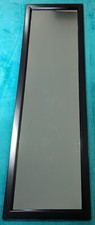 Tall / Long Black Wall / Leaner Mirror 33cm x 110cm