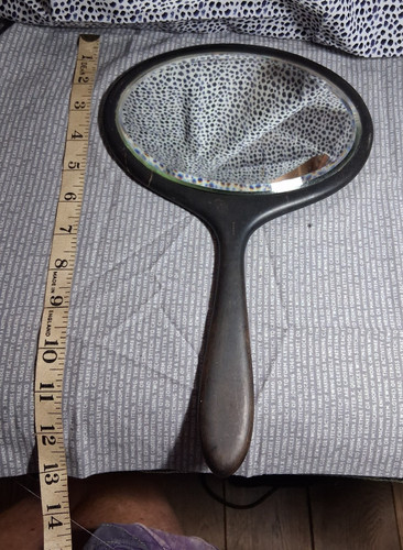 Large hand held - antique, bevel