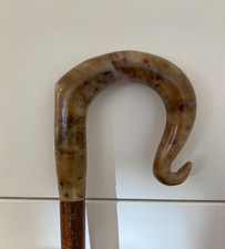 RESIN MARBLED CROOK HANDLE
