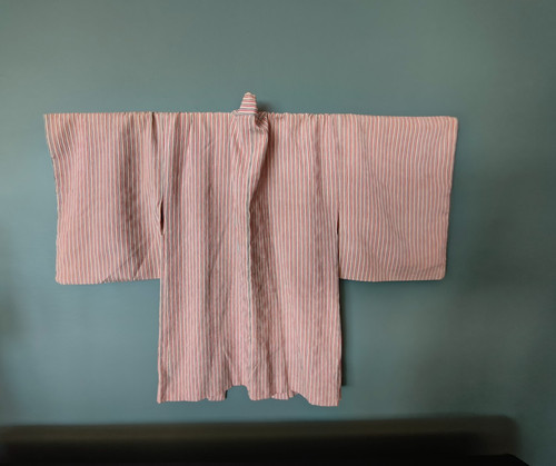 Vintage raw silk - vintage, haori