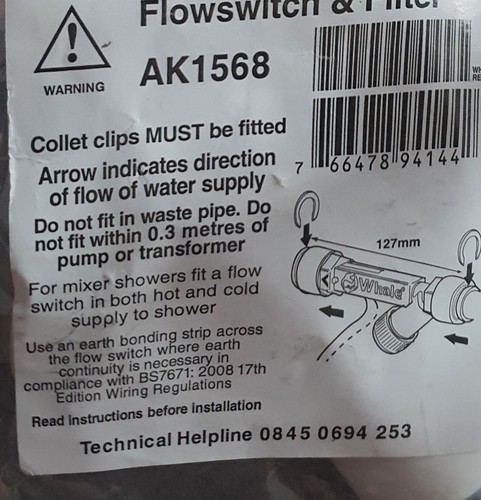 Whale flow switch filter - flow, for