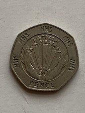 NHS 50p Coin Circulated 1998