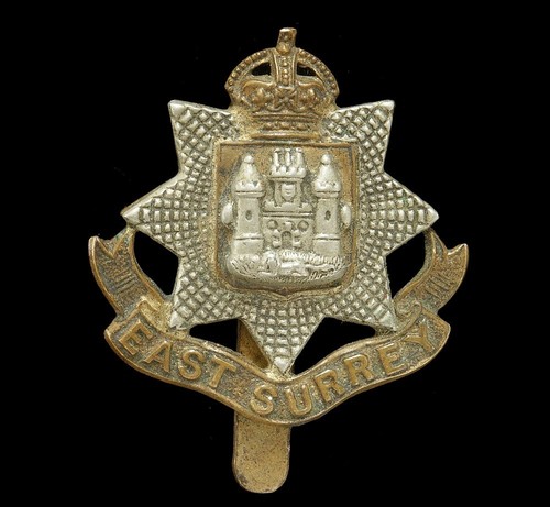 East surrey regiment cap badge - surrey,