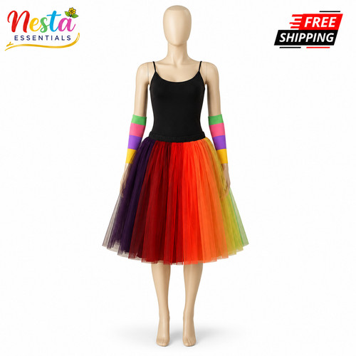 Adult layer rainbow tutu - 3,