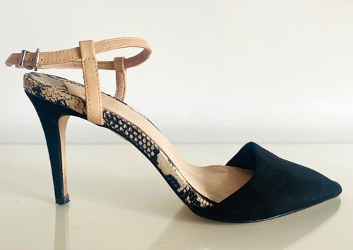 Faith black ankle - black,