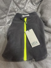 Stix Pug Dog Coat Charcoal Medium RRP £47